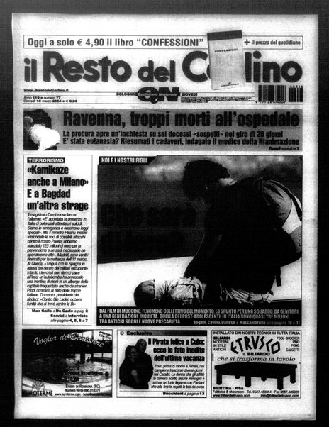 Il Resto del Carlino : giornale dell'Emilia